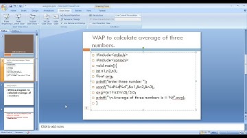 write a program to calculate average of three numbers