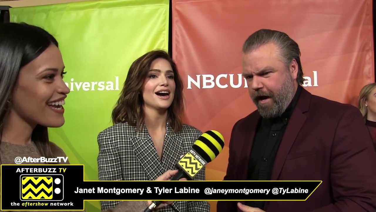 Janet Montgomery & Tyler Labine | NBC Winter Press Tour | "New Amsterdam"