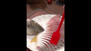 Thumbnail of Home cooking, recipe ideas for soft steamed pomfret fish & new ways to cook it with a cute appear...