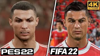 FIFA 22 vs efootball™ 2022 | Manchester United Players Face Comparison ?