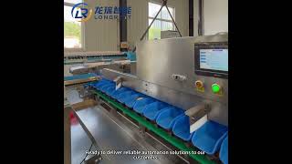 Weight Sorting Machine Running in Action | Food Processing Automation #Longreat #automationsolutions