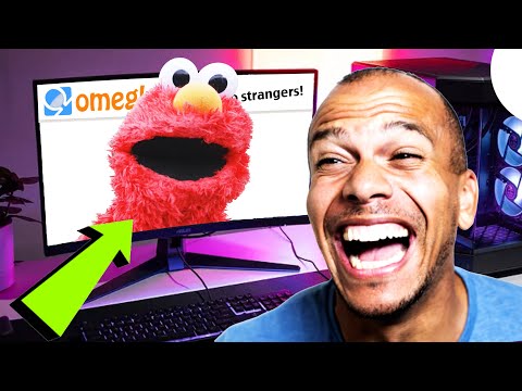 Elmo Freaks Out Strangers on Omegle! - Funny Halloween Edition
