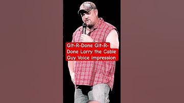 Thumbnail of Larry the Cable Guy Comedy Git-R-Done Git-R-Done voice impression 🎭😂 #shorts (Benjy Greenberg)