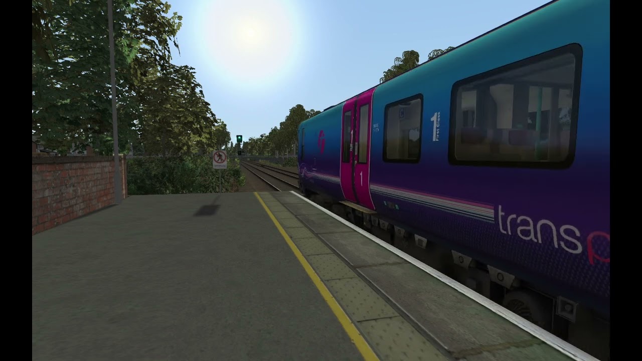 First Transpennine Express Class 185 - Arrives and departs Paigate