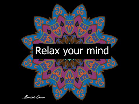 Mandala | relax your mind III( watch 1 hour video in mandala queen channel)