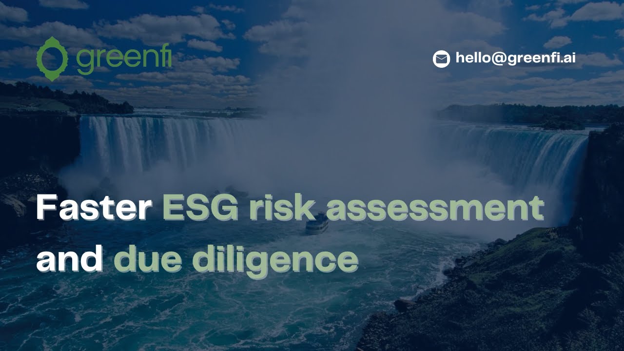 Faster ESG Risk Assessment & Due Diligence