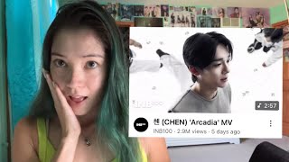 REACTING TO CHEN (EXO) 'ARCADIA' MV