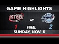 Chicago Steel at Central Illinois Flying Aces (Nov. 5, 2017)