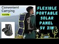 Flexible Portable Solar Panel 5v 21w