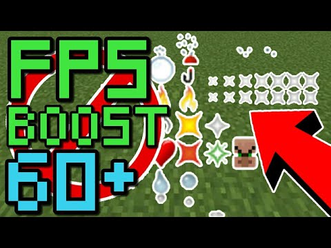 How to BOOST FPS & REMOVE PARTICLES in MINECRAFT BEDROCK MCPE ( STOP