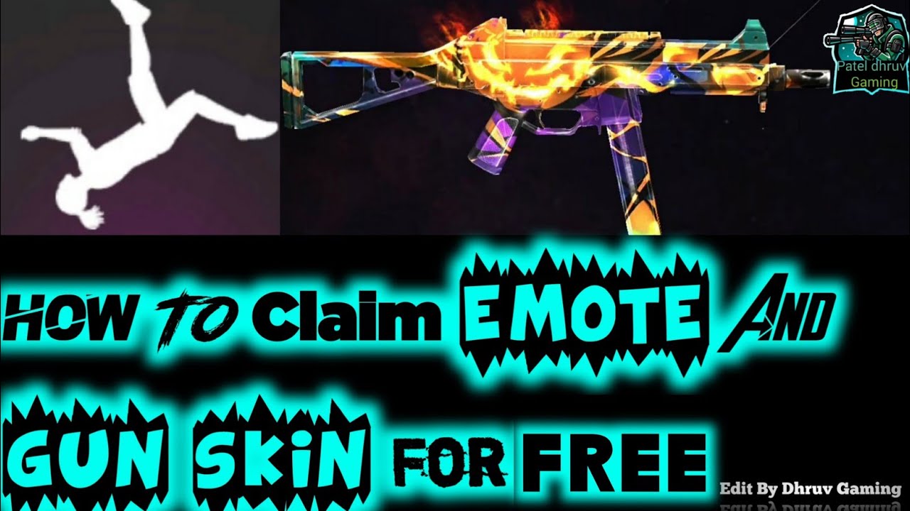 How To Claim Emote And Gun Skin For Free || Patel Dhruv Gaming ||