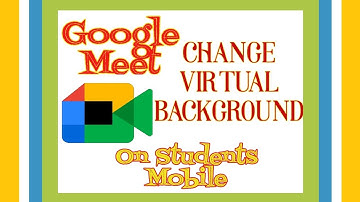 Google Meet Background Change On Student Mobile in Tamil
