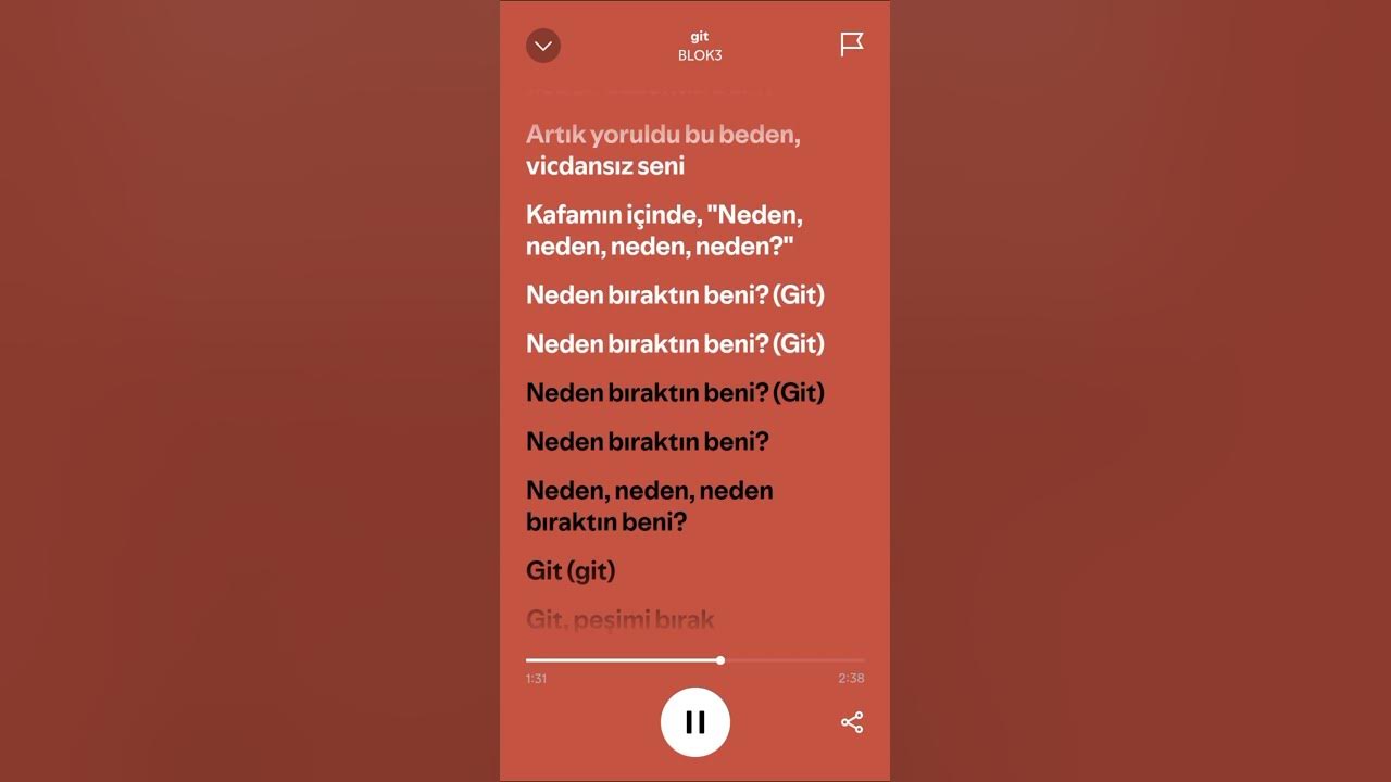 Blok3 - git (Sözleri) #blok3 #trend1 #şarkı #müzik #lyrics