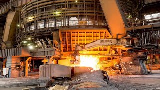 THE BLAST FURNACETapping full operations video#blastfurnacepractical