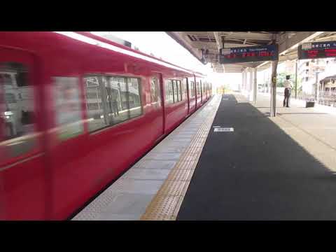 名鉄神宮前駅2番線　準急新可児行き到着