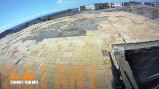 Man falls of building during airsoft game!!!