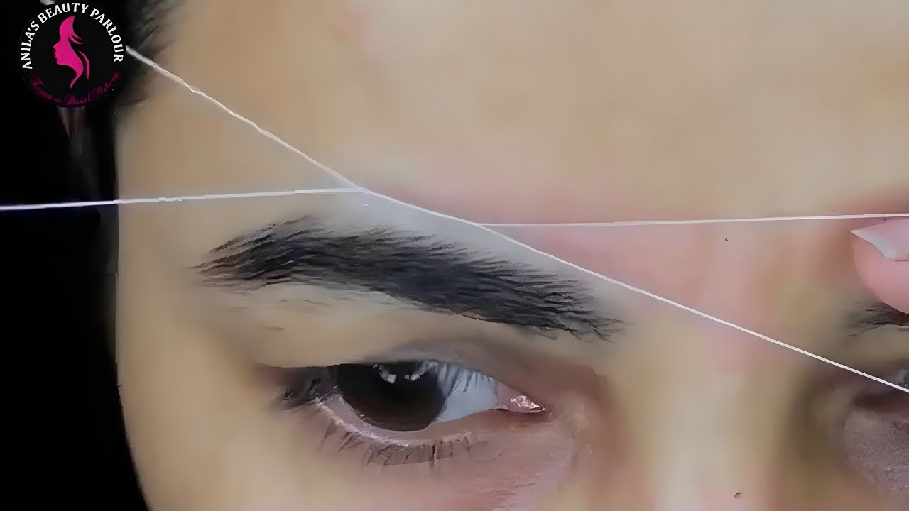 Learn How To Thread Eyebrows At Home Easy Method YouTube