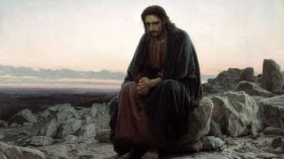 ИВАН КРАМСКОЙ. "Христос в пустыне". Библейский сюжет