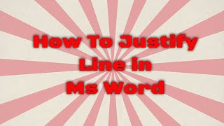 how to justify text in ms word | Ms Office | Microsoft Word | Top10