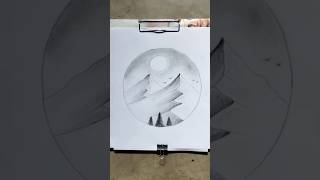 Mount Everest drawing from pencil sketch#(rahul art 👇👇👇