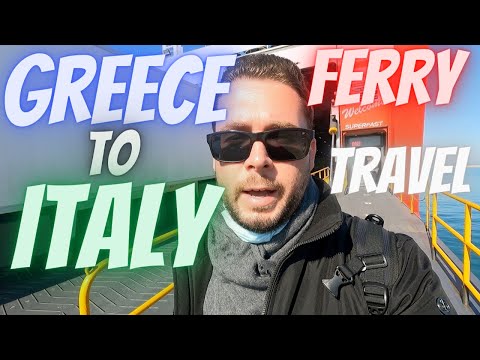 GREECE to ITALY by FERRY | How to take the Superfast I Ferry from Igoumenitsa, Greece to Bari, Italy