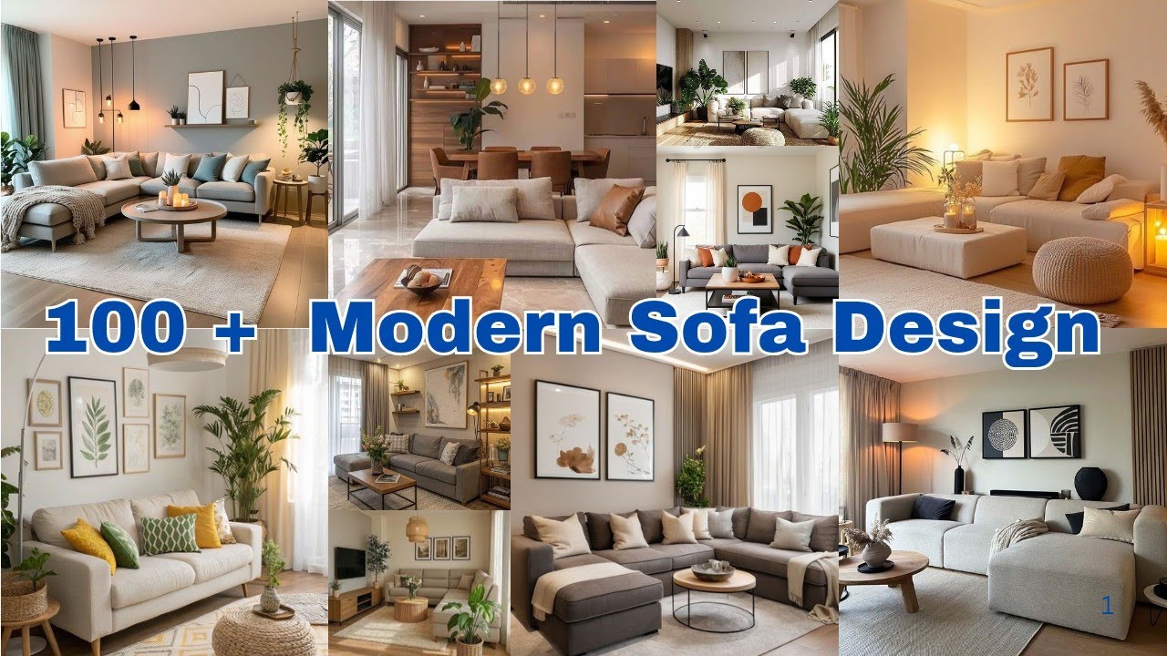 100+ Modern Sofa Designs That Will Transform Your Living Room - YouTube