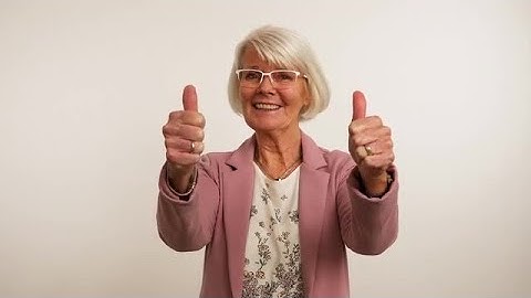 Two Thumbs Up Gesture Stock Video