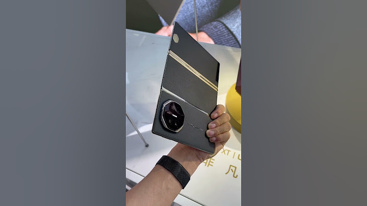Huawei Mate XT real machine hands-on, really big and thin #Huaweimatext #Huawei #tri-fold phone