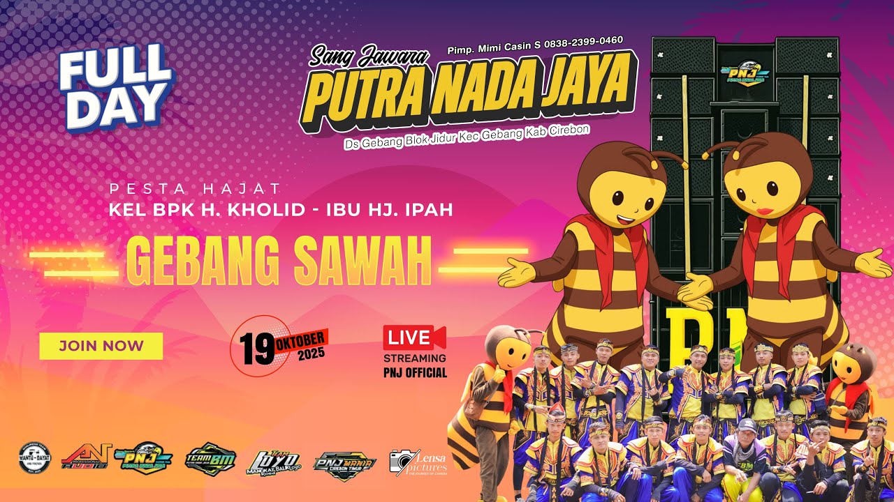 PUTRA NADA JAYA SHOW GEBANG BLOK JRAMBAH II CIREBON 19 OKTOBER 2025