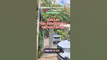 Khu nghỉ dưỡng đẹp với 100m mặt tiền Suối Lớn và gần 500m2 thổ cư đang kinh doanh lưu trú homestay