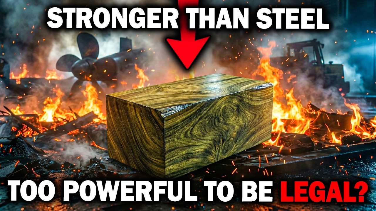 This Wood Breaks Chainsaws. Rot-Proof For 100 Years. Why Did The Steel Industry Erase It?