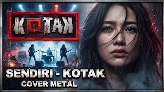 Kotak - Sendiri Cover Metal Terbaru | Suara Powerful Yang Dramatis