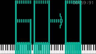 An Unpredictable 60-Second Countdown (60→0 on Piano)