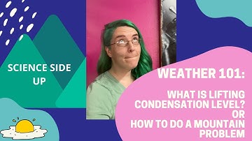 Weather 101 Episode 18: What is lifting condensation level? or How to do a mountain problem.