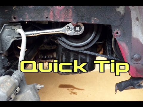 How To Remove The Crankshaft Pulley Bolt (No Impact Gun)
