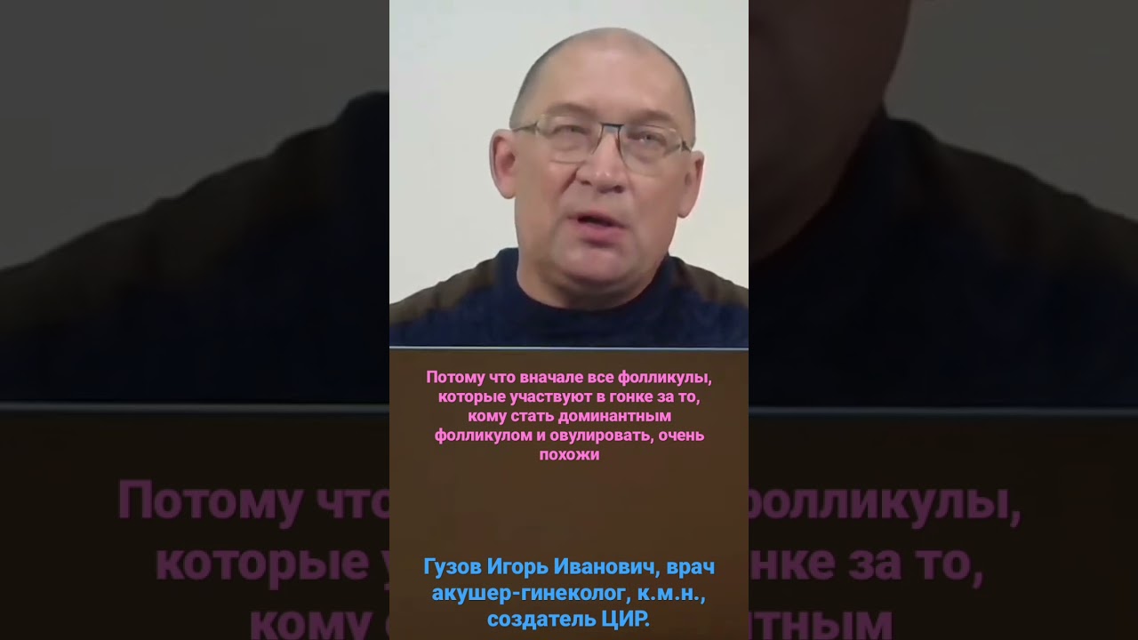 Когда считать антральные фолликулы. Определение овариального резерва. Гузов И.И. #shorts