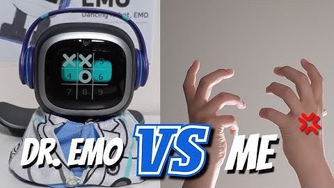 Dr. Emo VS Me, Tic-tac-toe Game Fight!!(someone tell me how to win this...😂) [Dr. EMO]