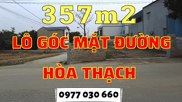 Bán 357m2 lô góc Hòa Thạch Quốc Oai – Bán đất Hòa Lạc – 0977030660