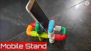 How to make a Mobile Stand with  Pipe Puzzle Game #buildingBlocks screenshot 2