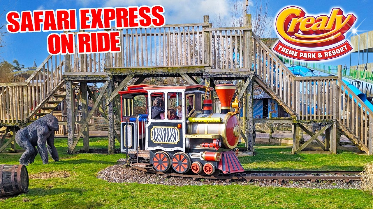 All Aboard the Safari Express at Crealy Theme Park & Resort (March 2026) [4K]