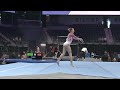 Tenley Wade Floor Exercise 2026 Nastia Liukin Cup 