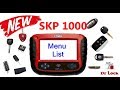 SKP 1000 Key Programmer Full List Function Explore