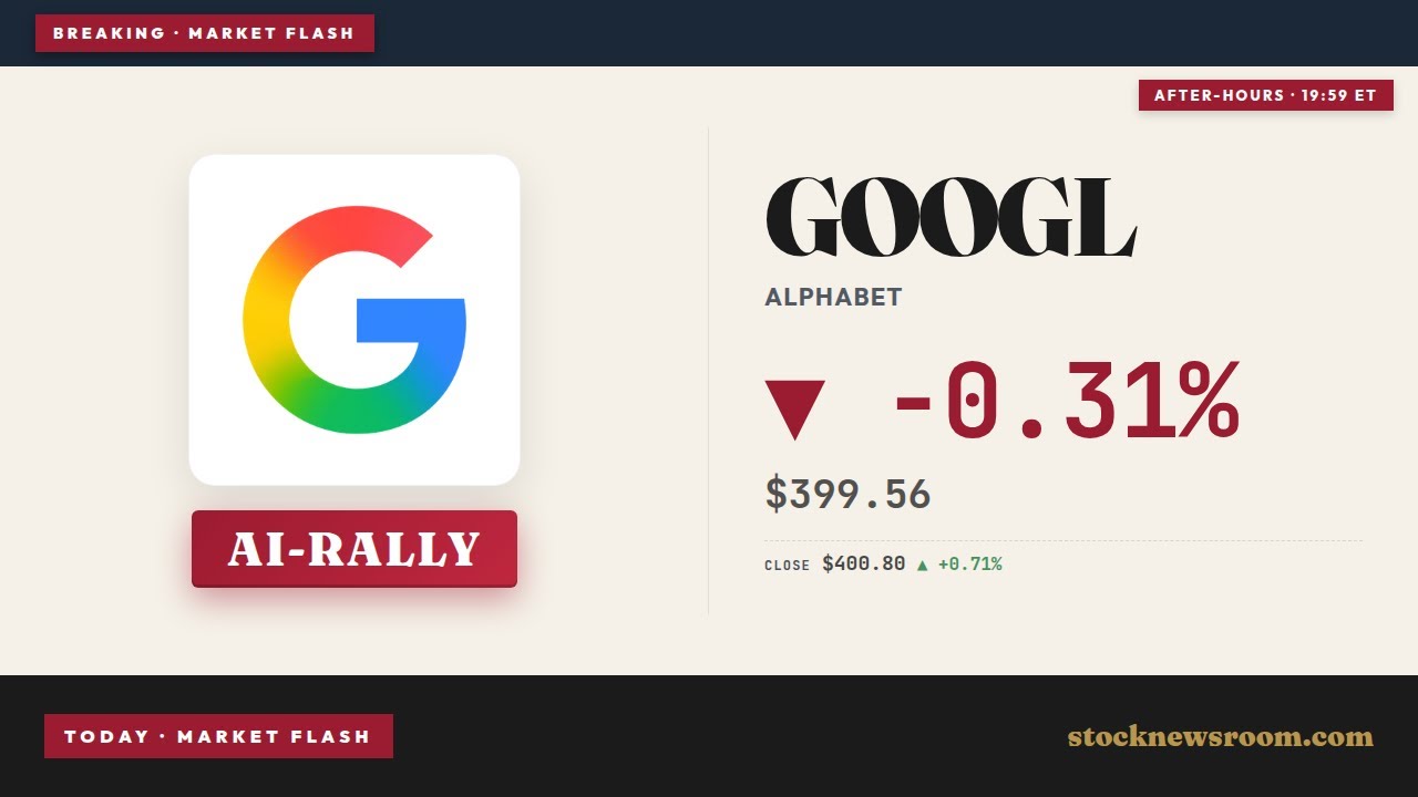 Alphabet Earnings Boom As AI And Google Cloud Drive Growth
