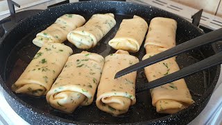 KAHVALTININ YILDIZI OLACAK💖 NEFİS BİR TARİF👏 Krep Börek Nasıl Yapılır?