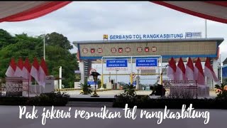 Kunjungan pak jokowi ke rangkasbitung