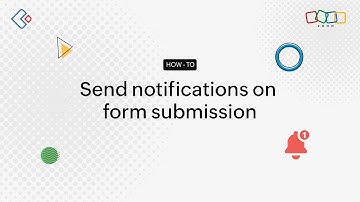 How to notify users on form submission? | Zoho Creator