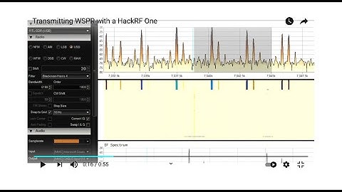 Transmitting WSPR with a HackRF One