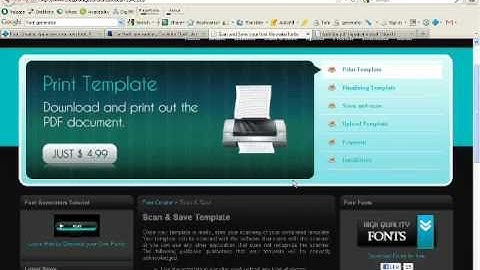 How to generate fonts from my own handwriting