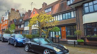 London’s Affluent Borough of Kensington & Chelsea 🇬🇧 UK Residential Walking Tour in 4K