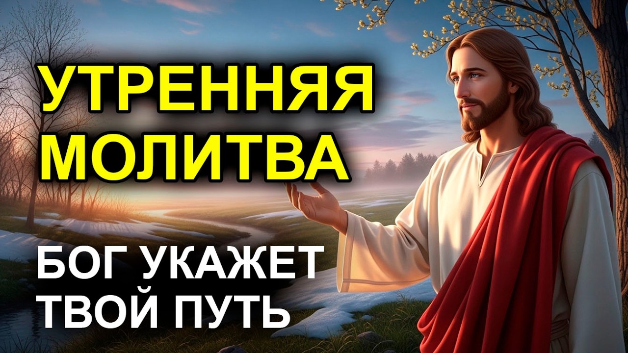 УТРЕННЯЯ МОЛИТВА ЕСЛИ ВЫ ЗАПУТАЛИСЬ, БОГ ПОКАЖЕТ ПРАВИЛЬНЫЙ ПУТЬ СЕГОДНЯ!